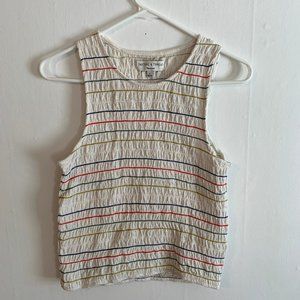 Colorful striped summer top